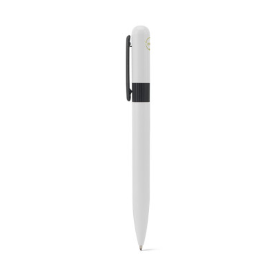 ELSIE ROUND. Metal ballpoint (60 recycled) with rounded design